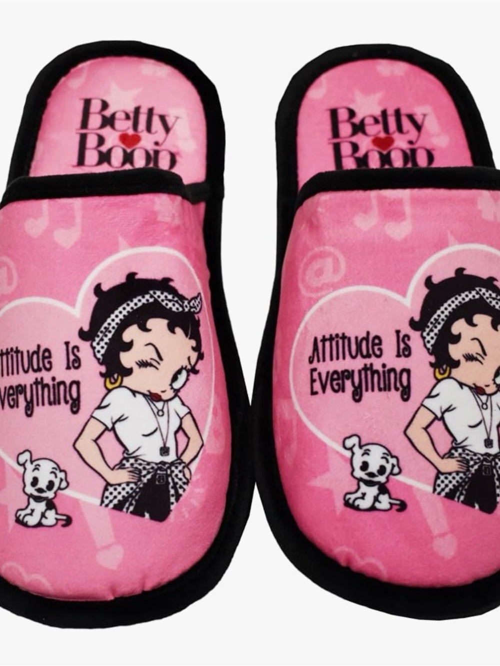 NWT Womens Midsouth Pink Betty Boop Slippers Size M 7/8